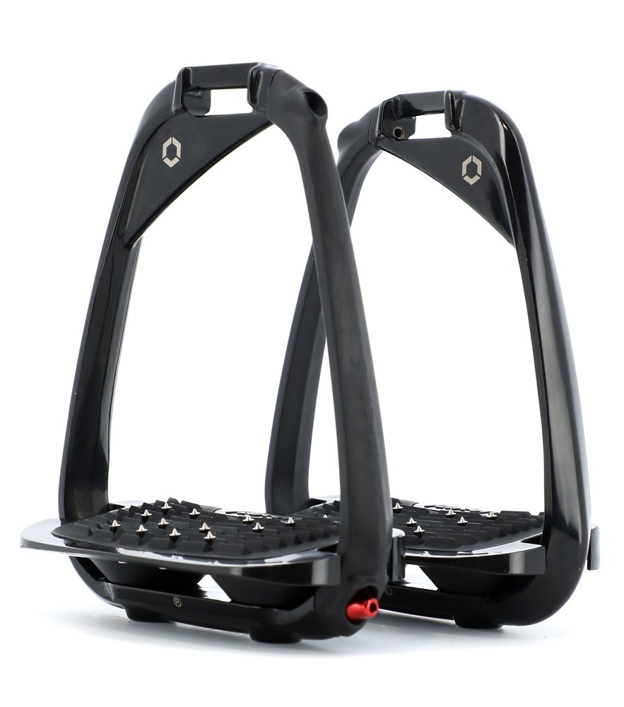 Flex-On Safety Stirrups Iron-S Black