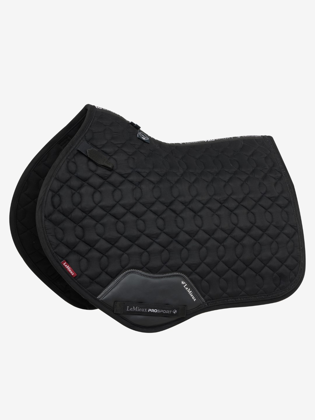 LeMieux saddlepad Crystal Suede black