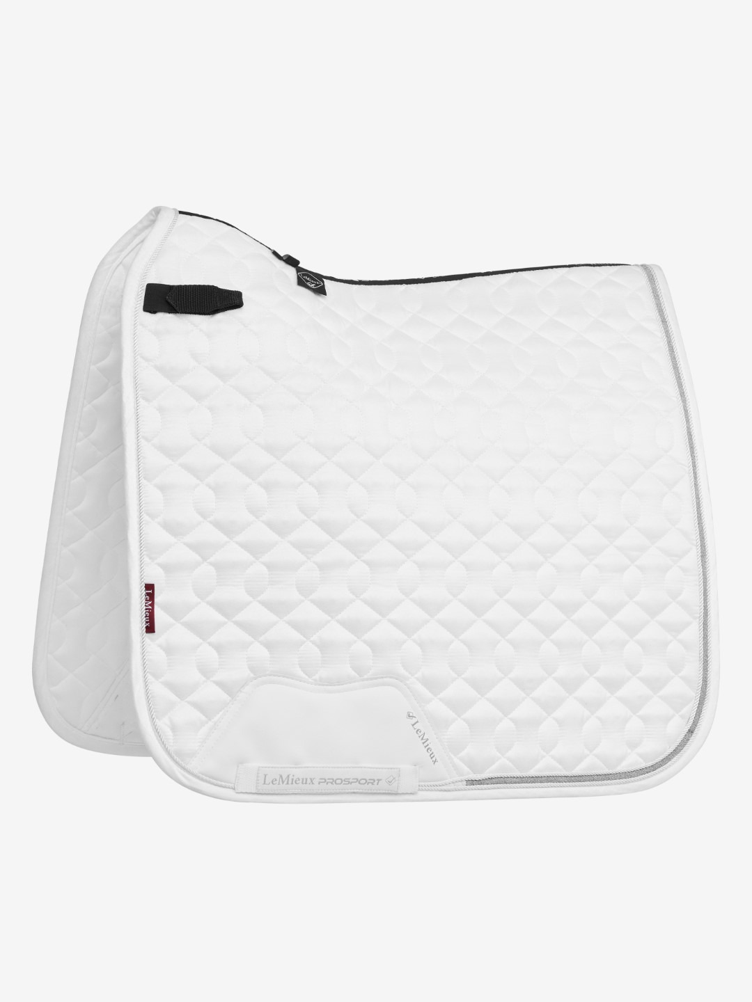 LeMieux Saddlepad Crystal Suede white