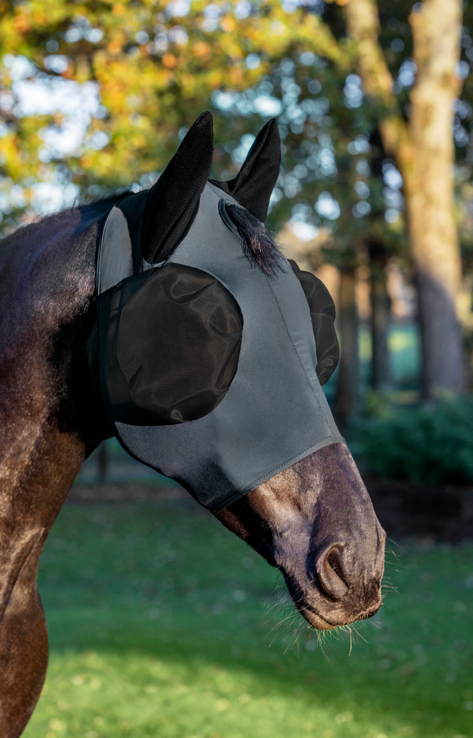 LeMieux Bug Relief Fly Mask Half