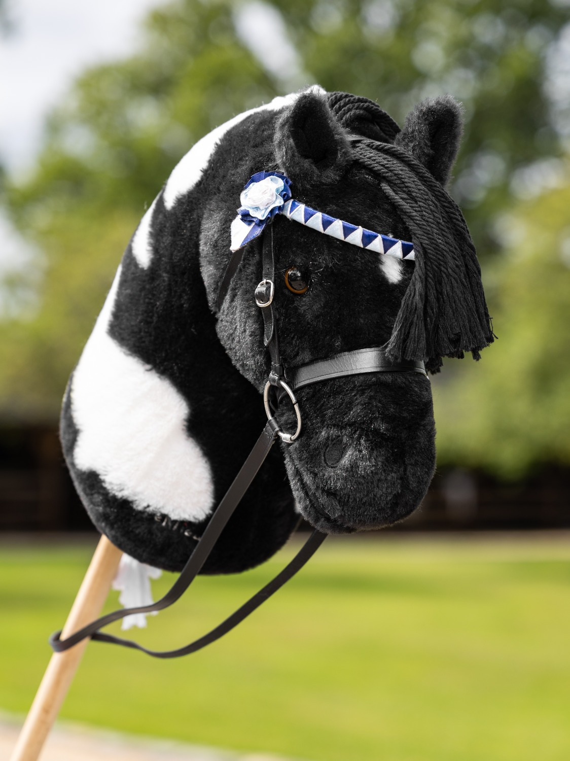 LeMieux Hobby Horse Show Hoofdstel Zwart