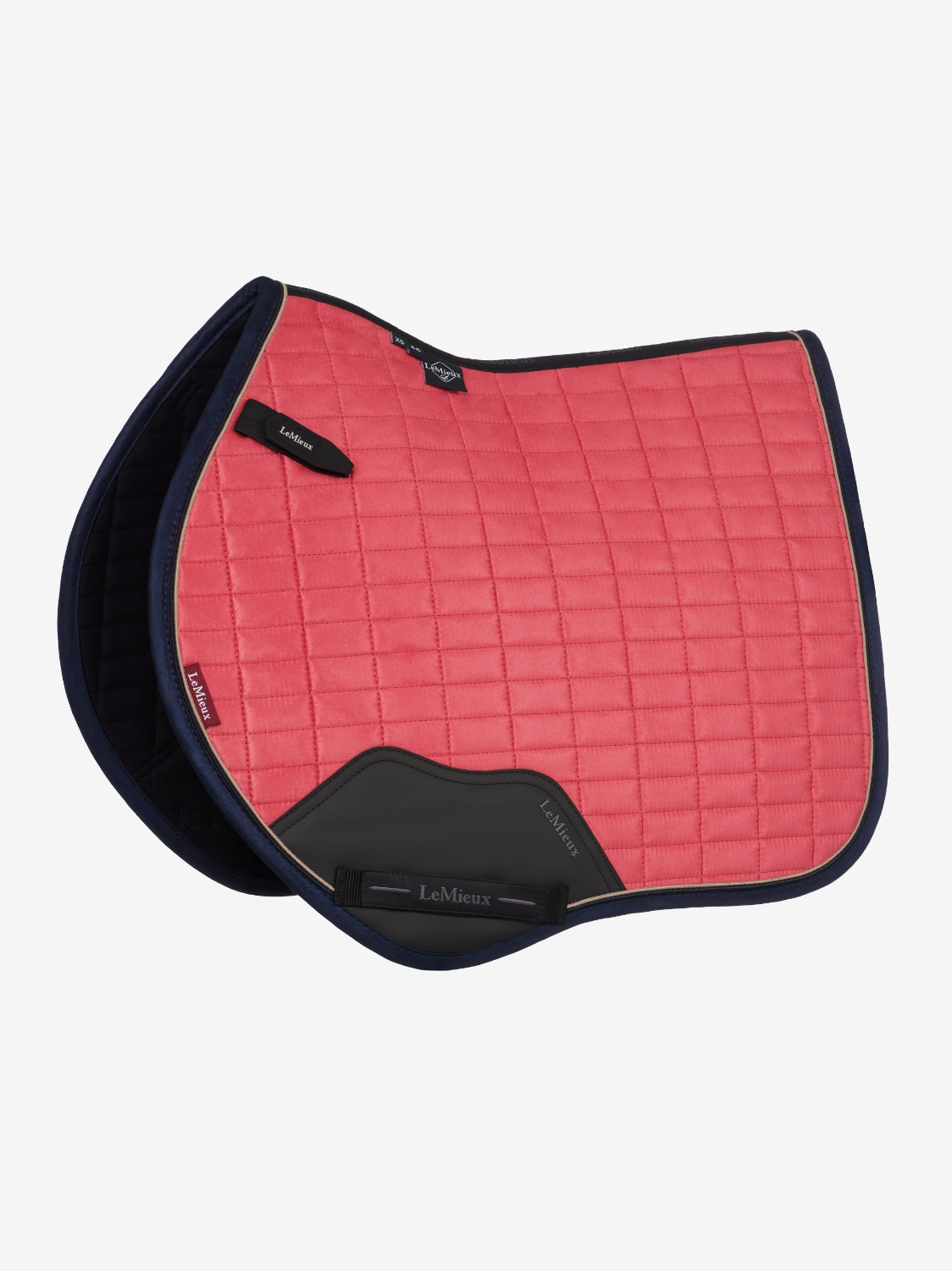 LeMieux AW25 Mini Suede CC Zadeldek Cranberry