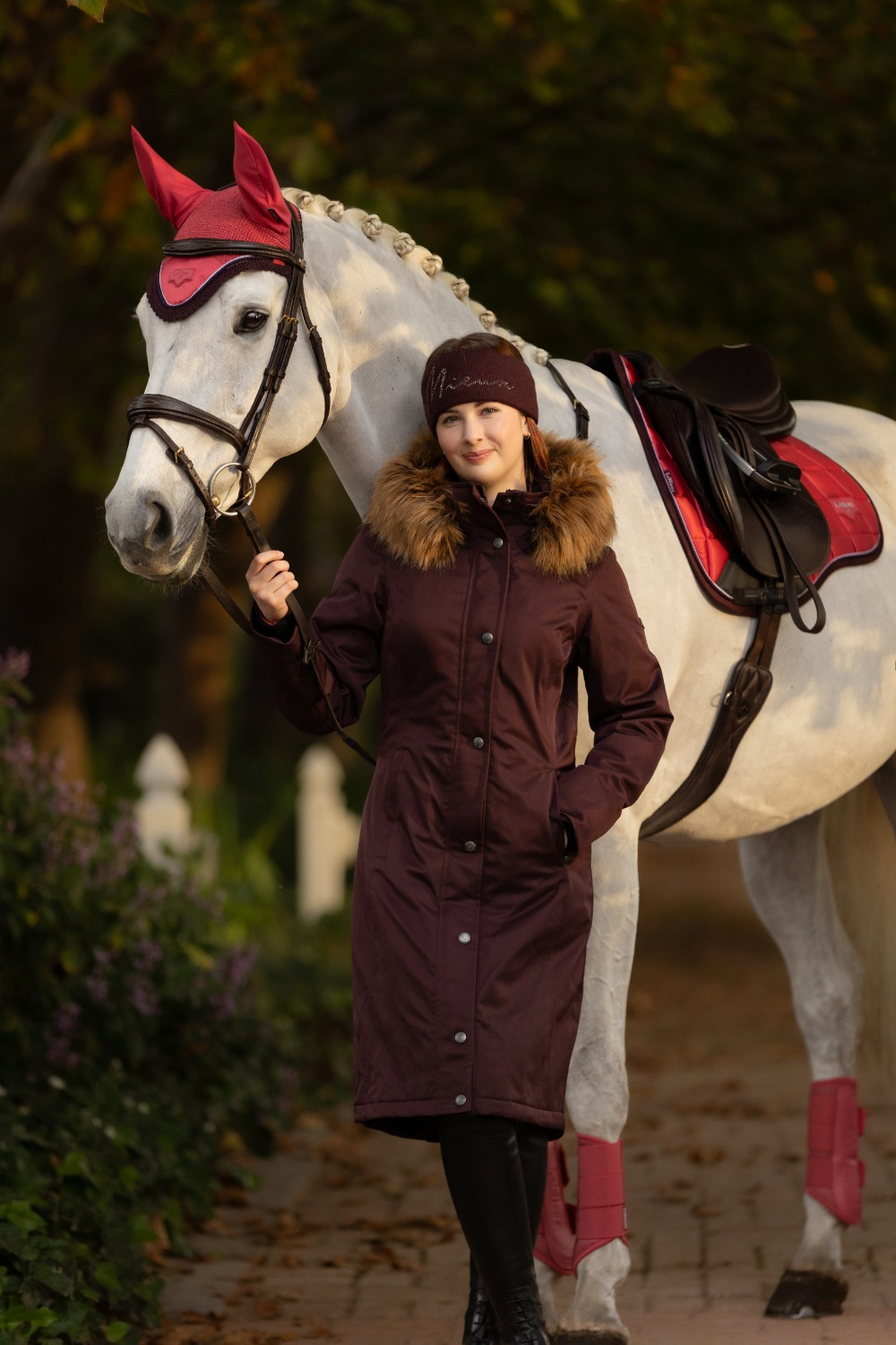 LeMieux AW25 Anya Waterproof Rijjas Damson