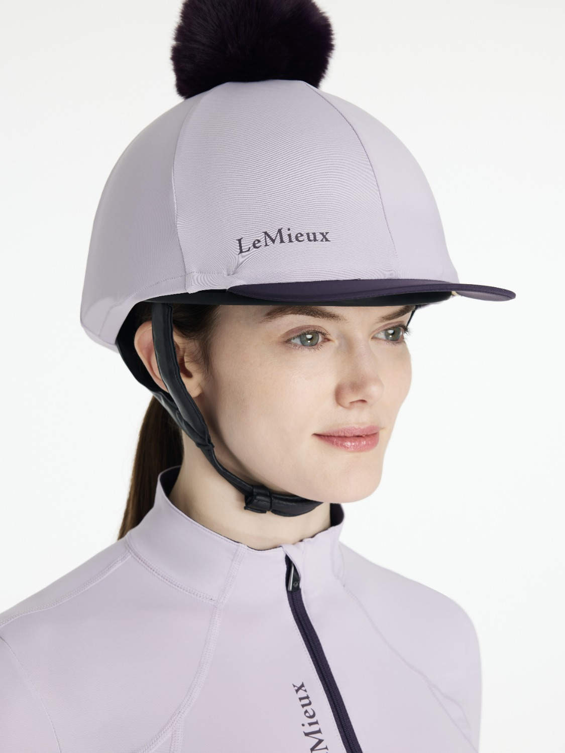 LeMieux AW25 Classic Pom Hat Silk Lilac