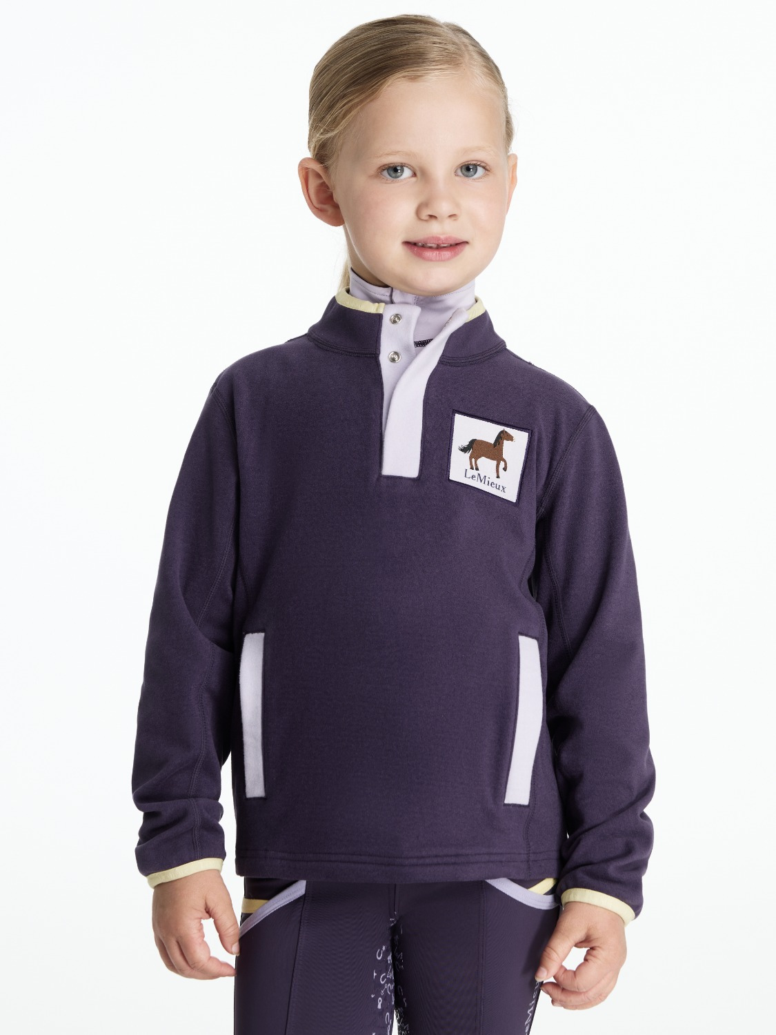 LeMieux AW25 Mini Mae Popper Fleece Juniper
