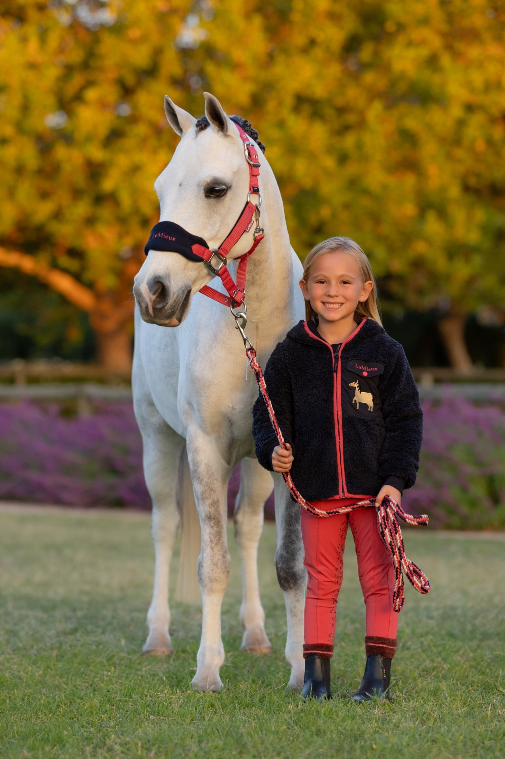 LeMieux AW25 Mini Teagan Dream Fleece Navy