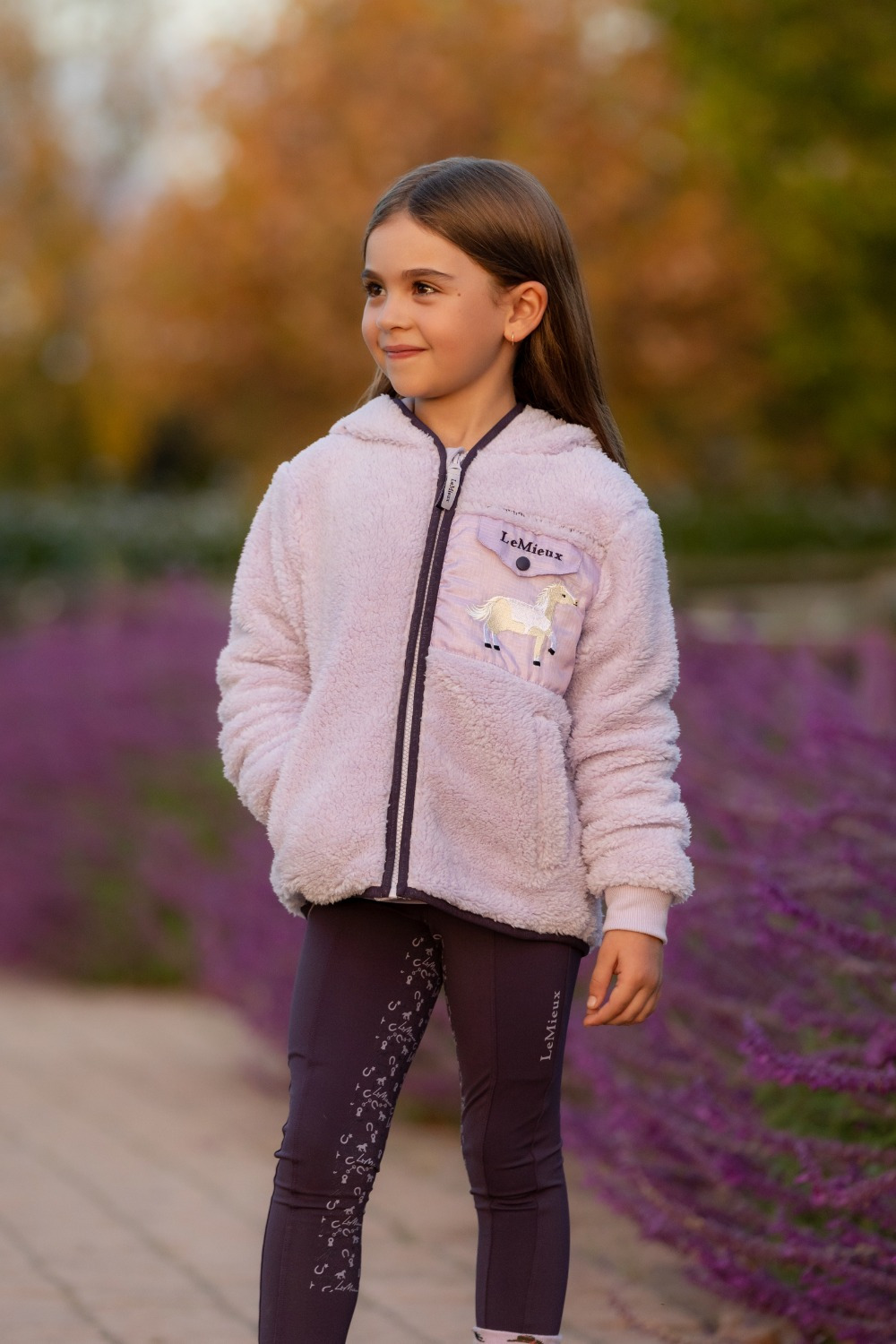 LeMieux AW25 Mini Teagan Lemon Fleece Lilac