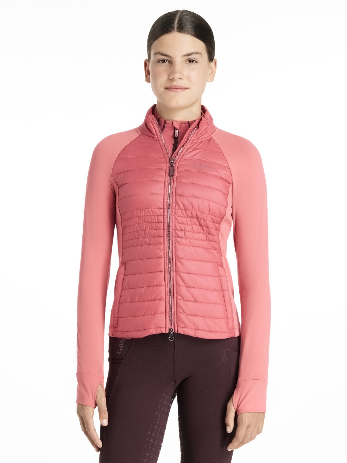 LeMieux AW25 Young Rider Josephine Jacket Cranberry