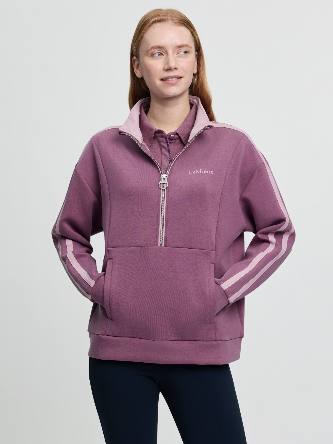LeMieux SS26 Connie Sweatshirt met halve rits      