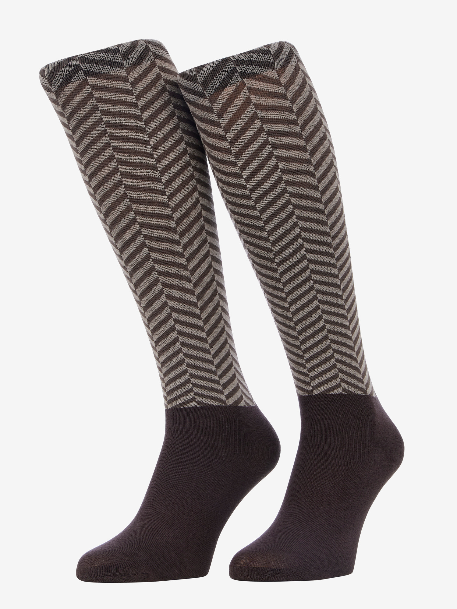 LeMieux FW26 Sokken Heritage Footsie Herringbone