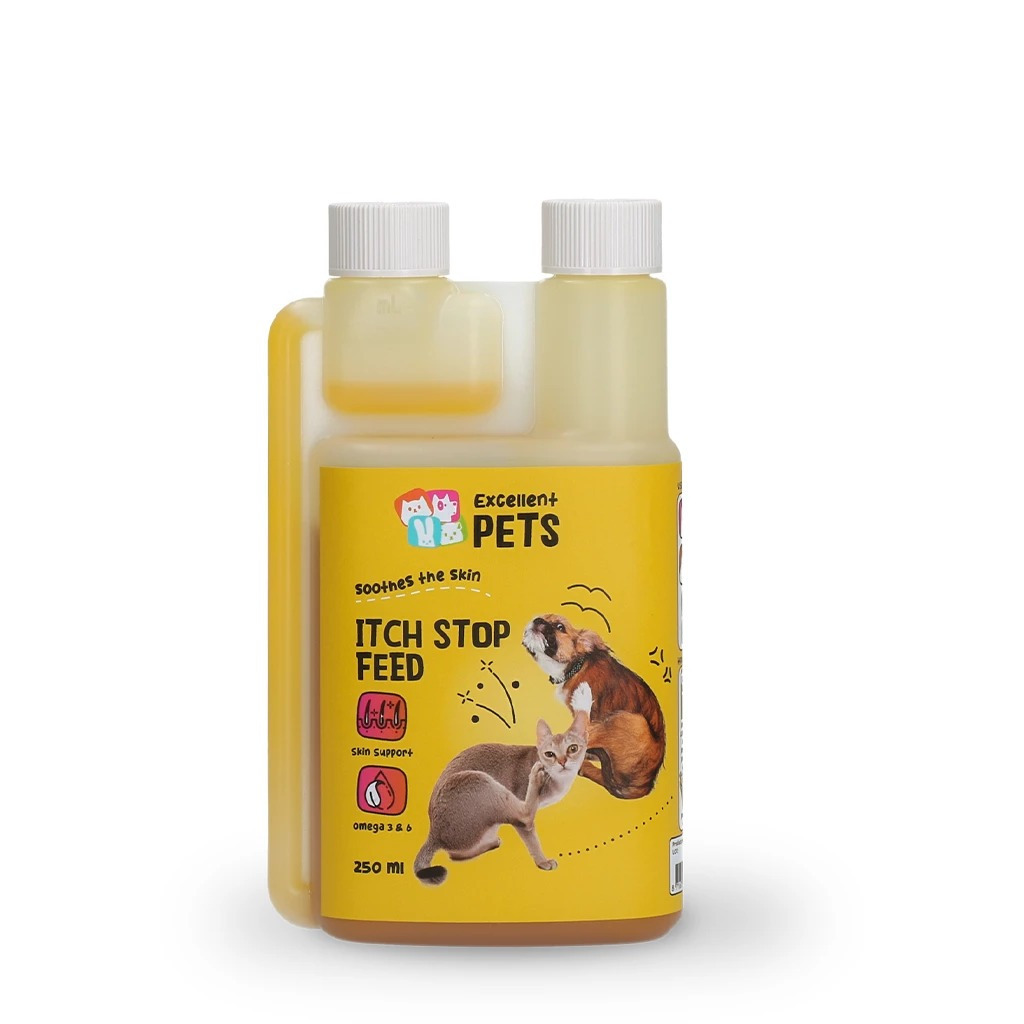 Excellent Itch Stop Feed Hond/Kat 250 ml