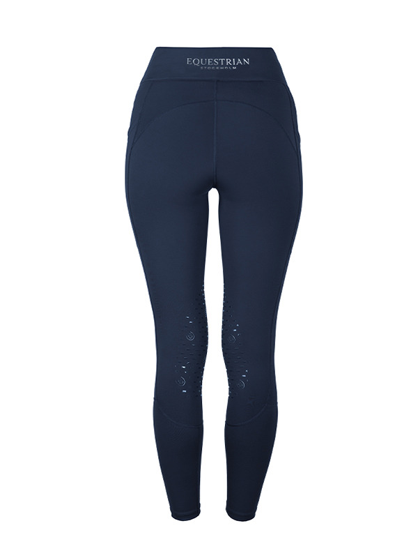 Equestrian Stockholm Navy rijlegging knie grip