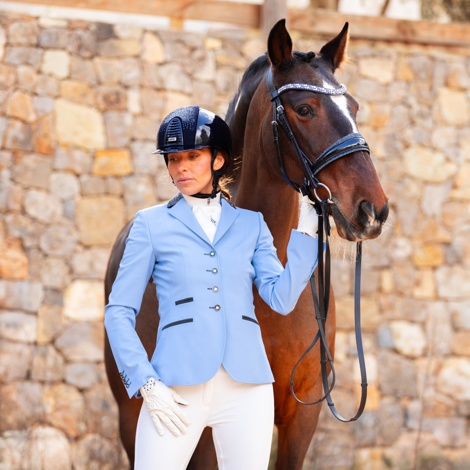 JuulC Competition Jacket Lavender Blue Swarovski