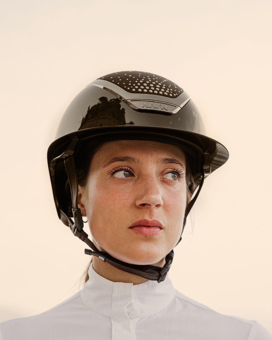 Kask Star Lady Pure Shine Chrome 2.0 Espresso Brown Crystals Passage Greige