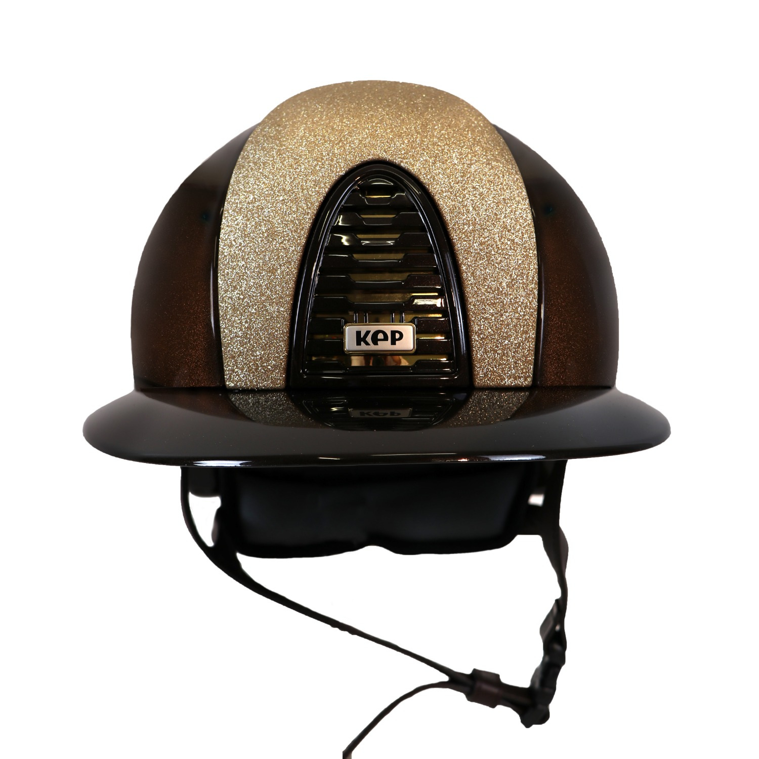 Kep Cromo 2.0 Polish braun Polo Gold Stern-Glitzer-Front goldener Subgrill