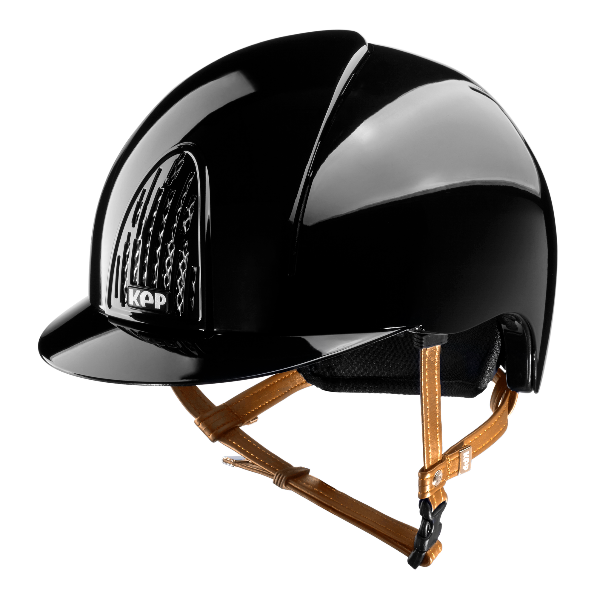 Kep Italia Smart Polish black with cognac chin strap