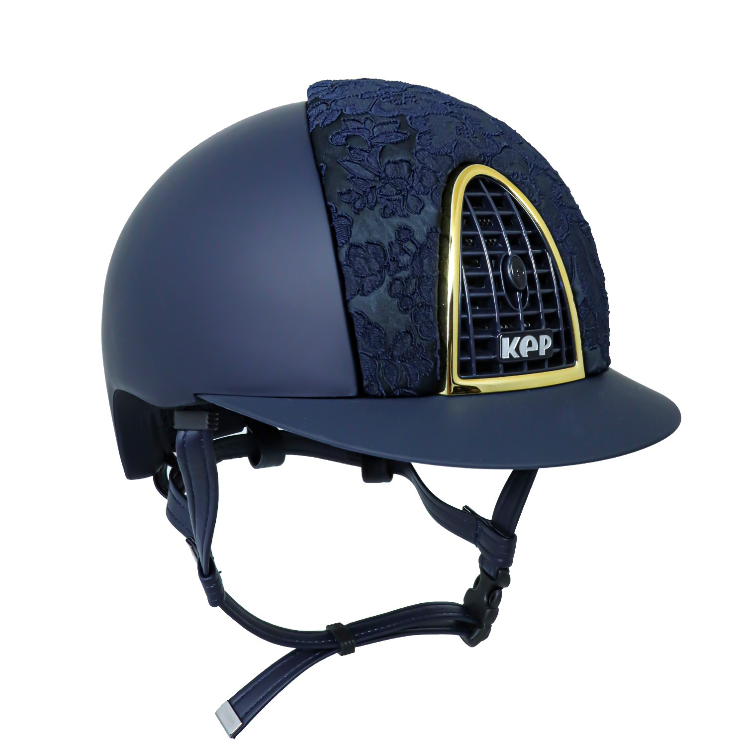 KEP Italia Cromo Adelaide blau mit goldenem Rahmen