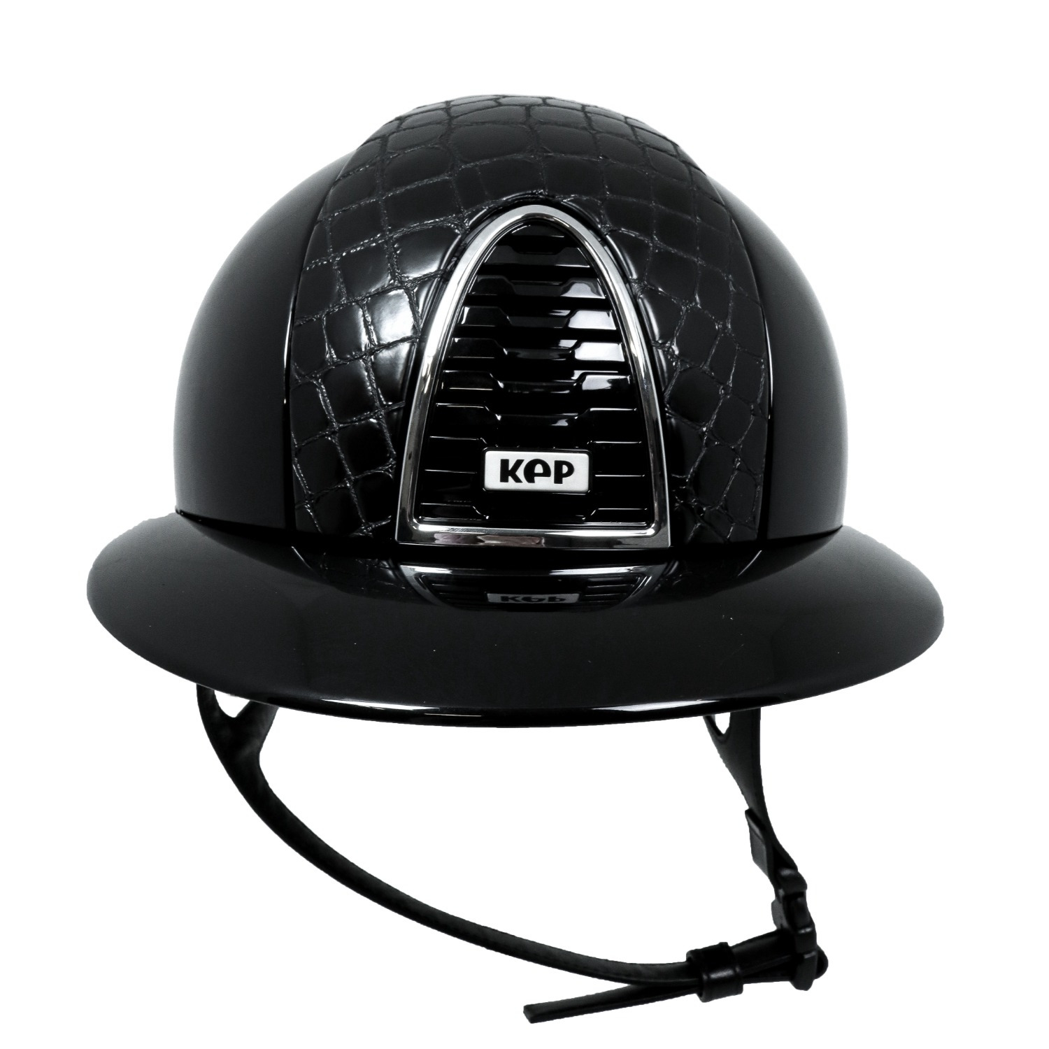 KEP Italia Cromo 2.0 Polish schwarz Polo Cocco mit silbernem Rahmen
