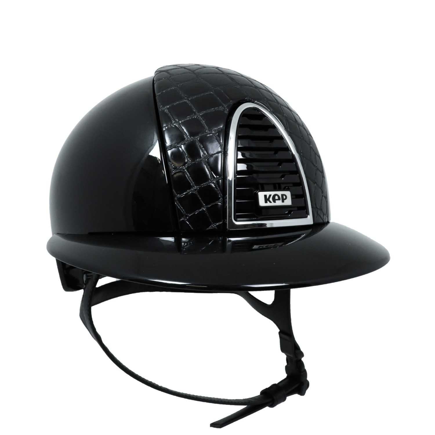 KEP Italia Cromo 2.0 Polish schwarz Polo Cocco mit silbernem Rahmen