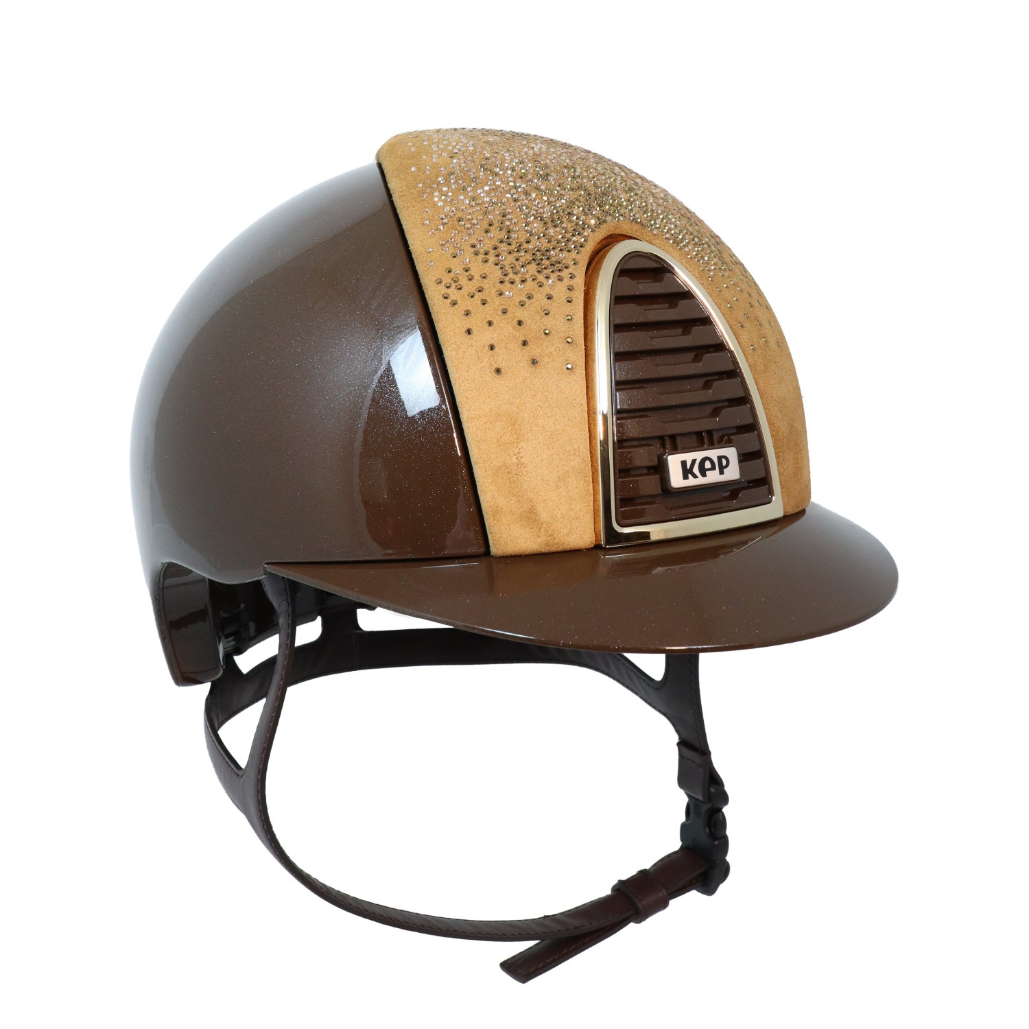 KEP Cromo 2.0 Diamond braun Shaded Swarovski Beige gold gold Frame braun Kinriemen