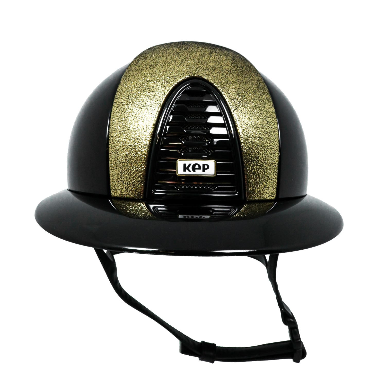 KEP Italia Cromo 2.0 Schwarz Polish Polo Glitzerleder gold für goldenen Subgrill