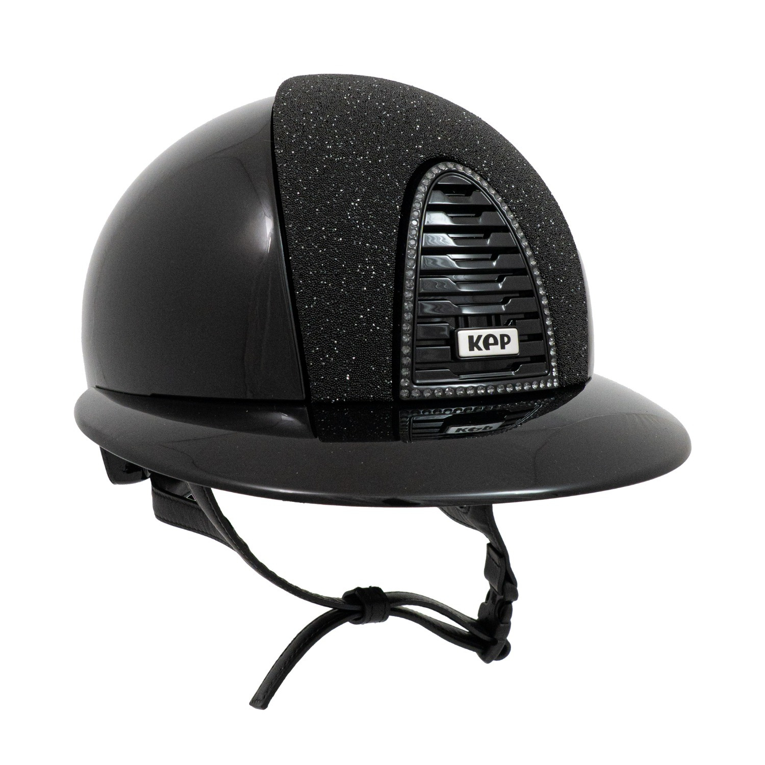 KEP Italia Cromo 2.0 Polish Schwarz Polo Vanity Schwarzer Rahmen Silver Night