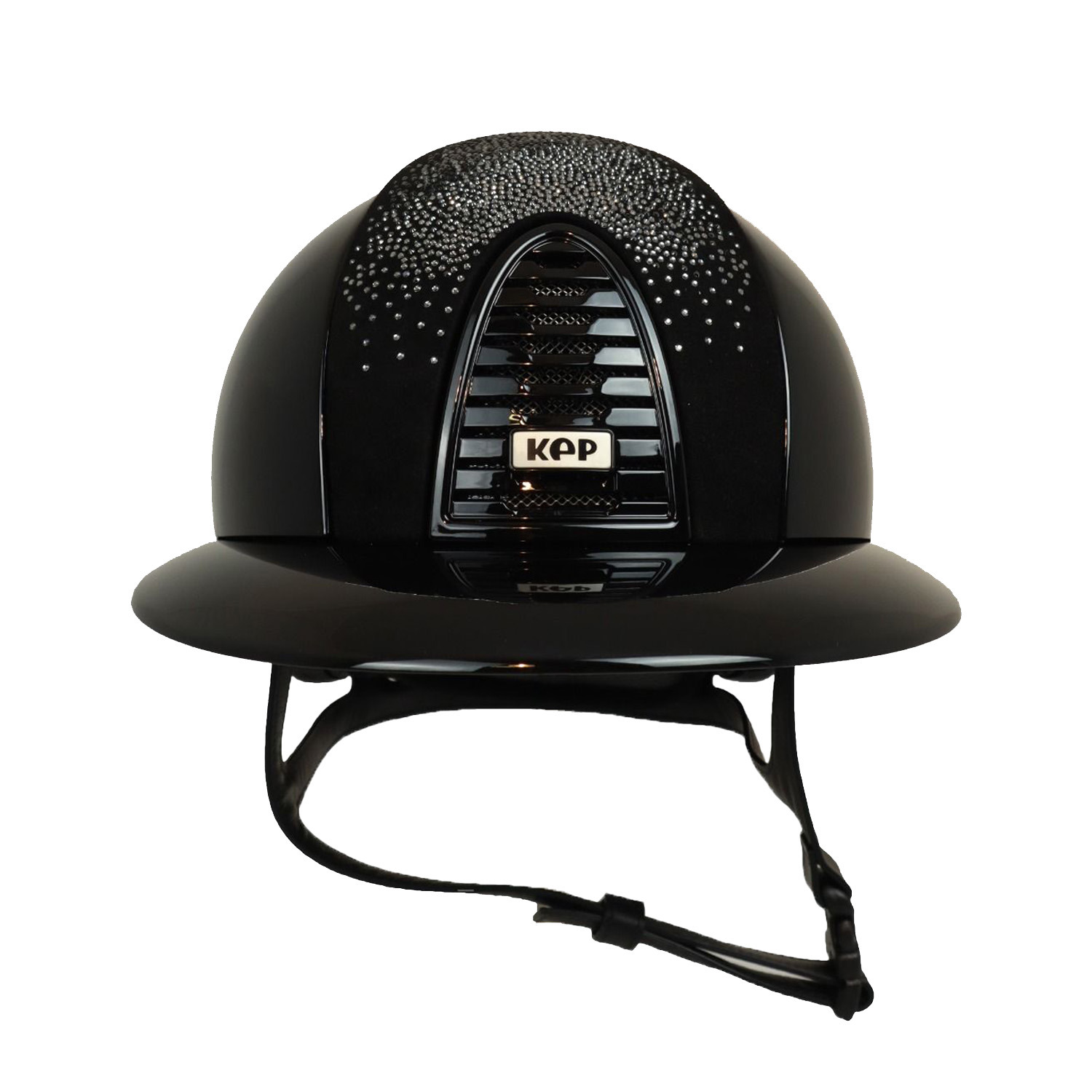 KEP Italia Cromo 2.0 Polish schwarz Schattiert Swarovski Vorderbesatz Polo
