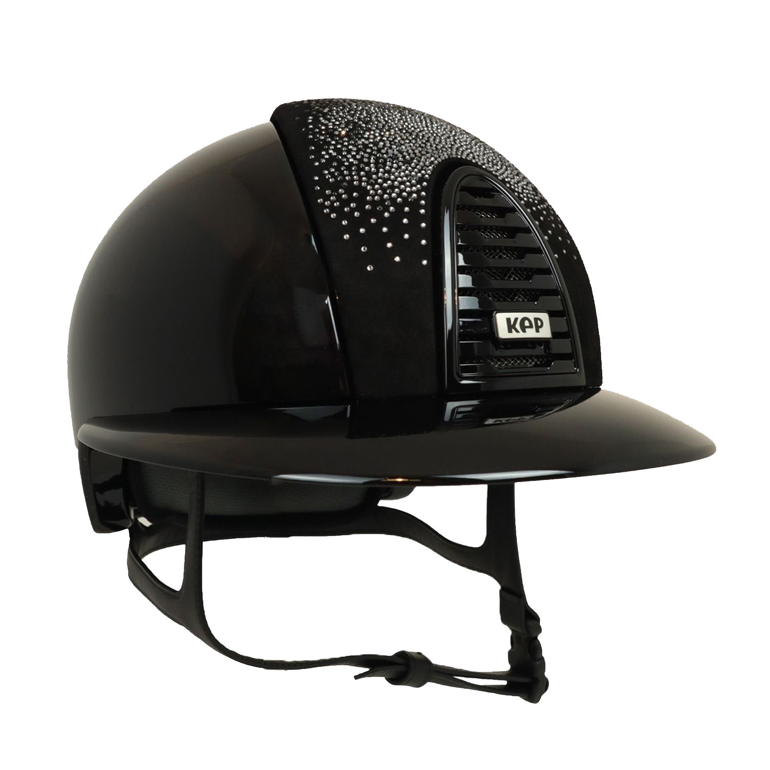 KEP Italia Cromo 2.0 Polish schwarz Schattiert Swarovski Vorderbesatz Polo