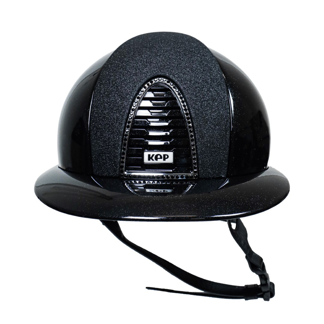 KEP Italia Cromo 2.0 Diamond schwarz Polo Star Schwarz Vorderbesatz Rahmen Chrome tiefschwarz Swarovski