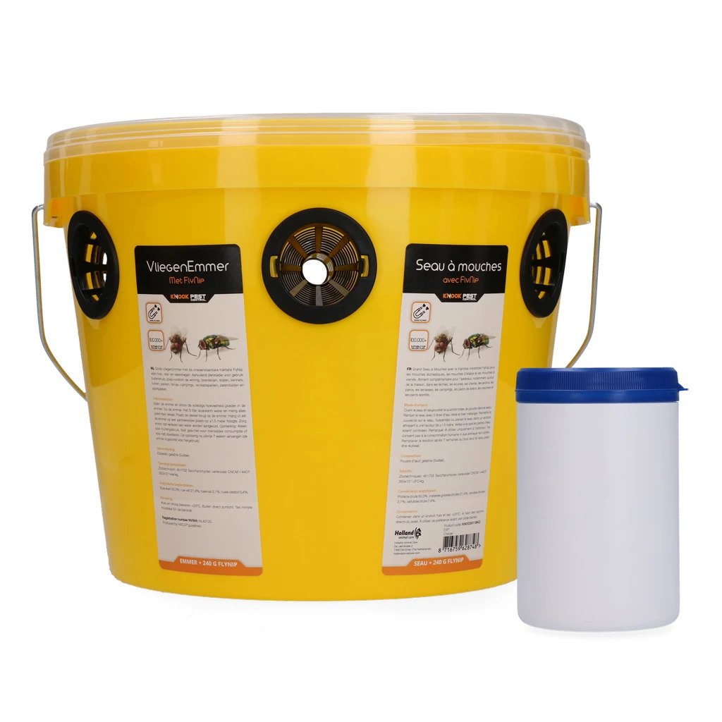 Hofman Knock Pest FlyNip Fly Bucket (incl. treat)
