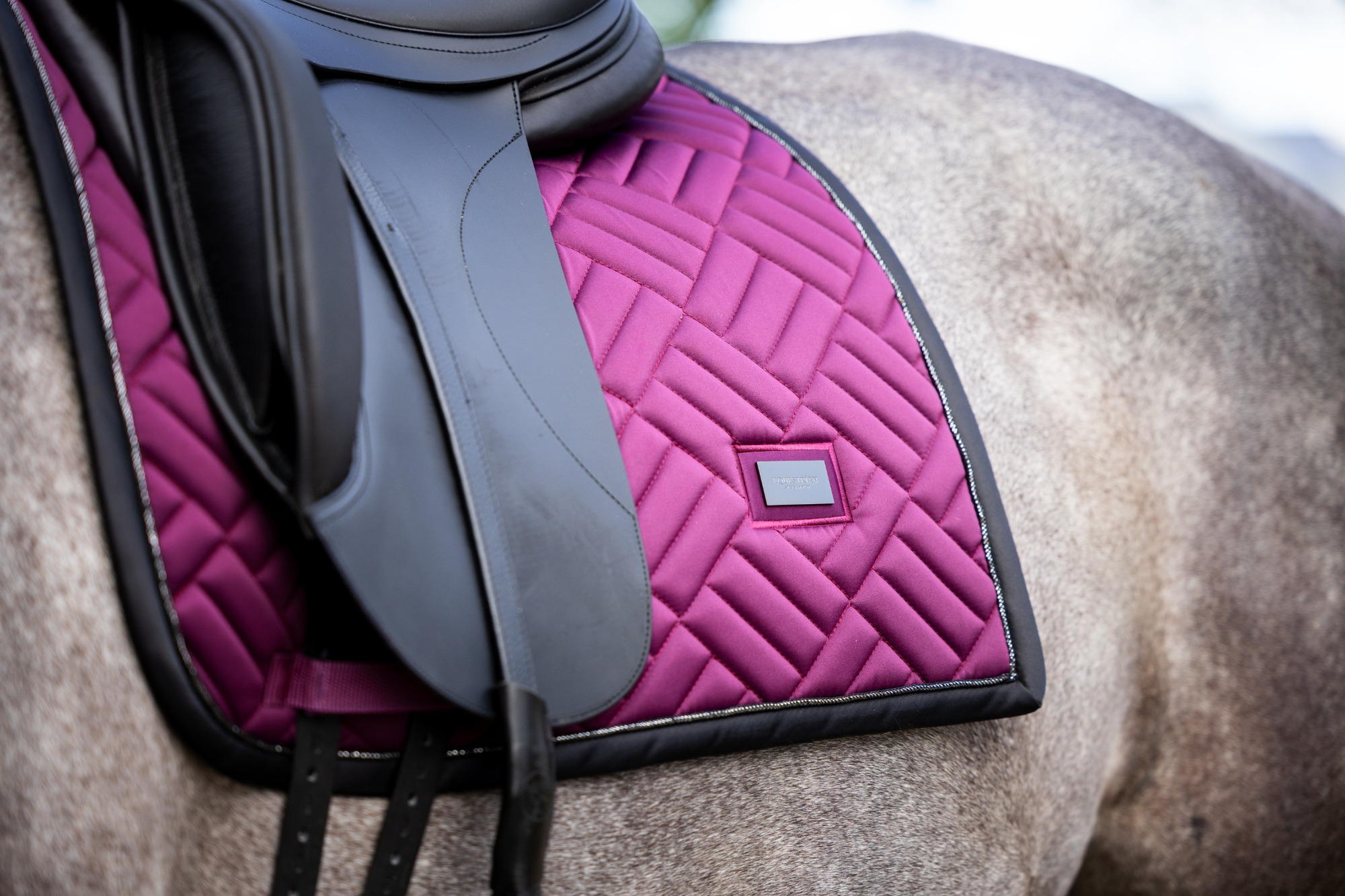 Equestrian Stockholm Dressage Saddlepad Modern Purple Night