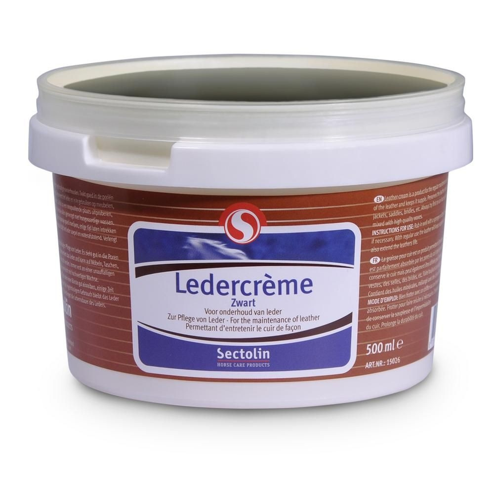 Sectolin Leather cream black 500ml