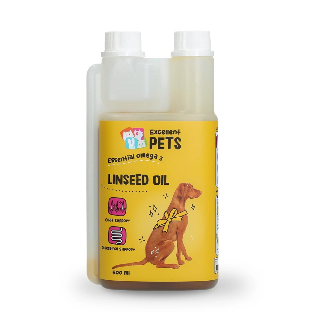 Excellent Linseed Oil (Lijnzaadolie) voor honden 500 ml
