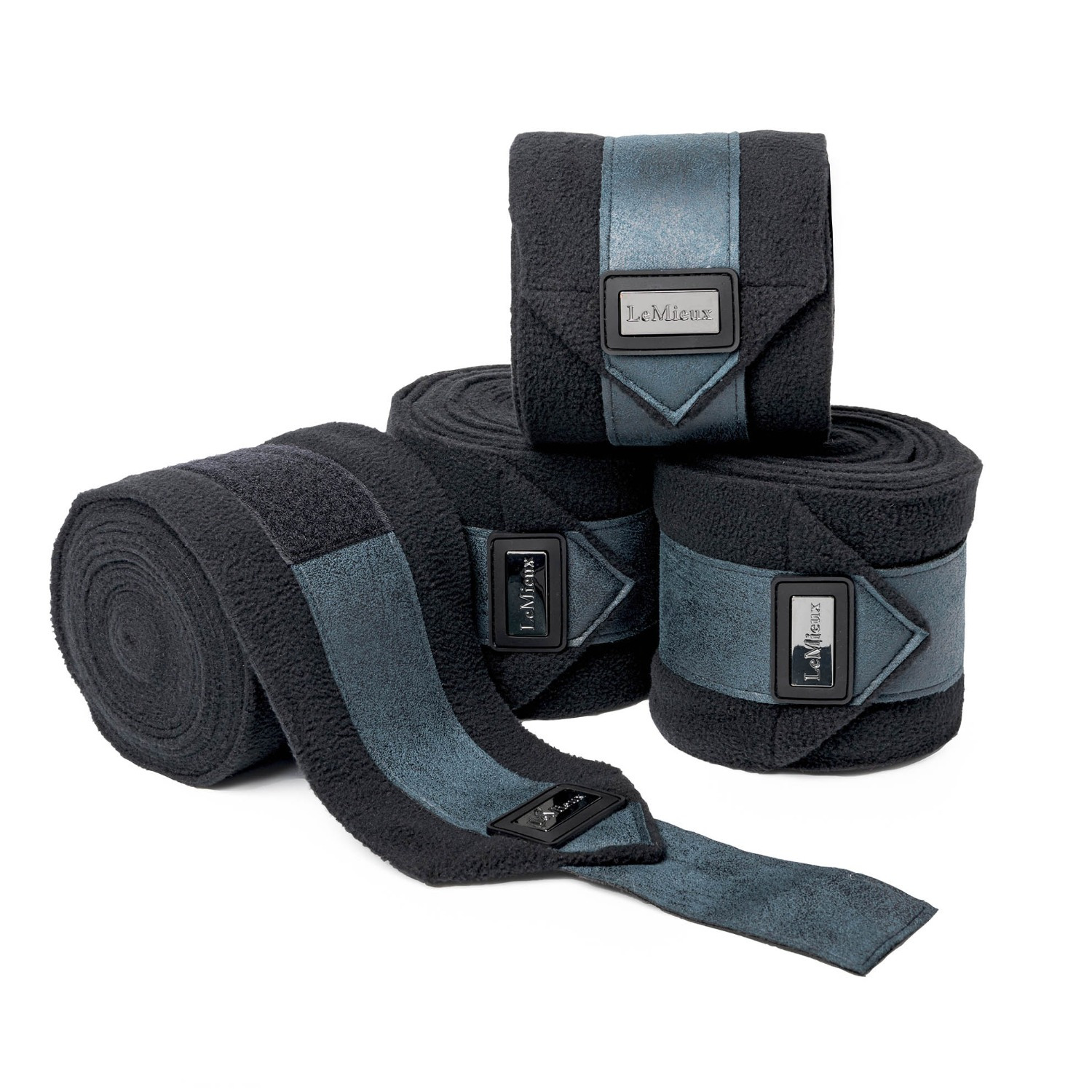 LeMieux HW'22 Rhone Polo-Bandagen Petrolblau