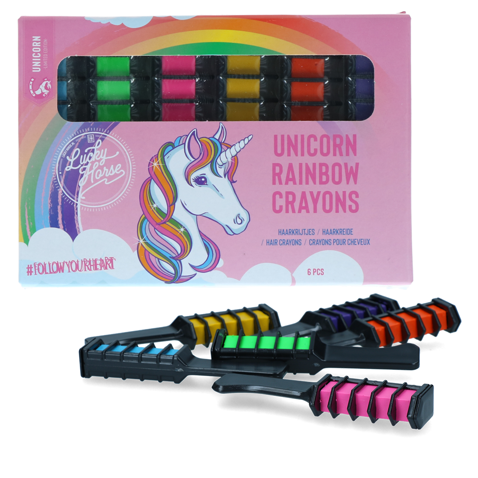 Lucky Horse Unicorn Regenbogen-Haarkreide