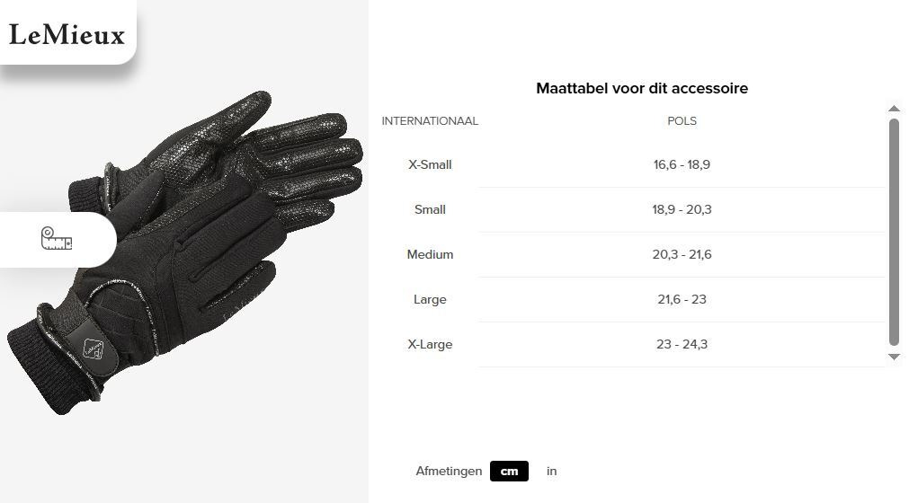 LeMieux Handschoenen Waterproof Lite