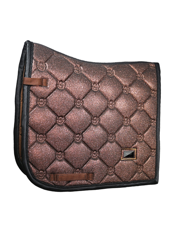 Equestrian Stockholm FW'22 Mahogany Glimmer dressage saddlepad