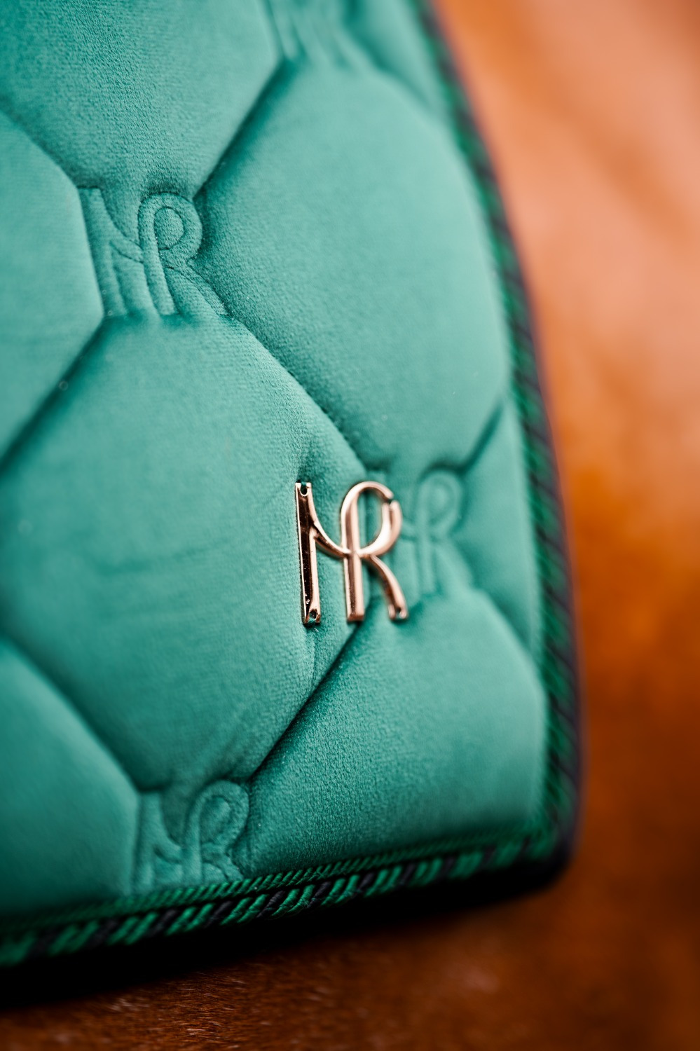 Mrs. Ros FW26 Dressage Saddle Pad Velvet Charmer Dark Forest
