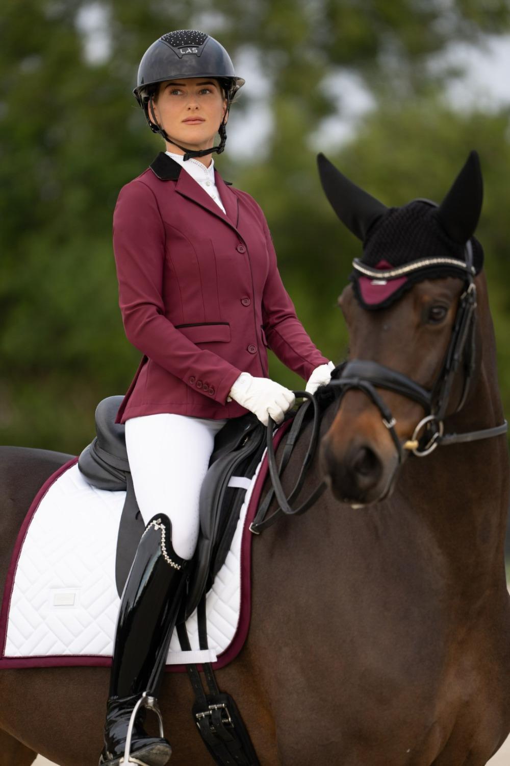 Equestrian Stockholm Merlot Classic Competition Jacket