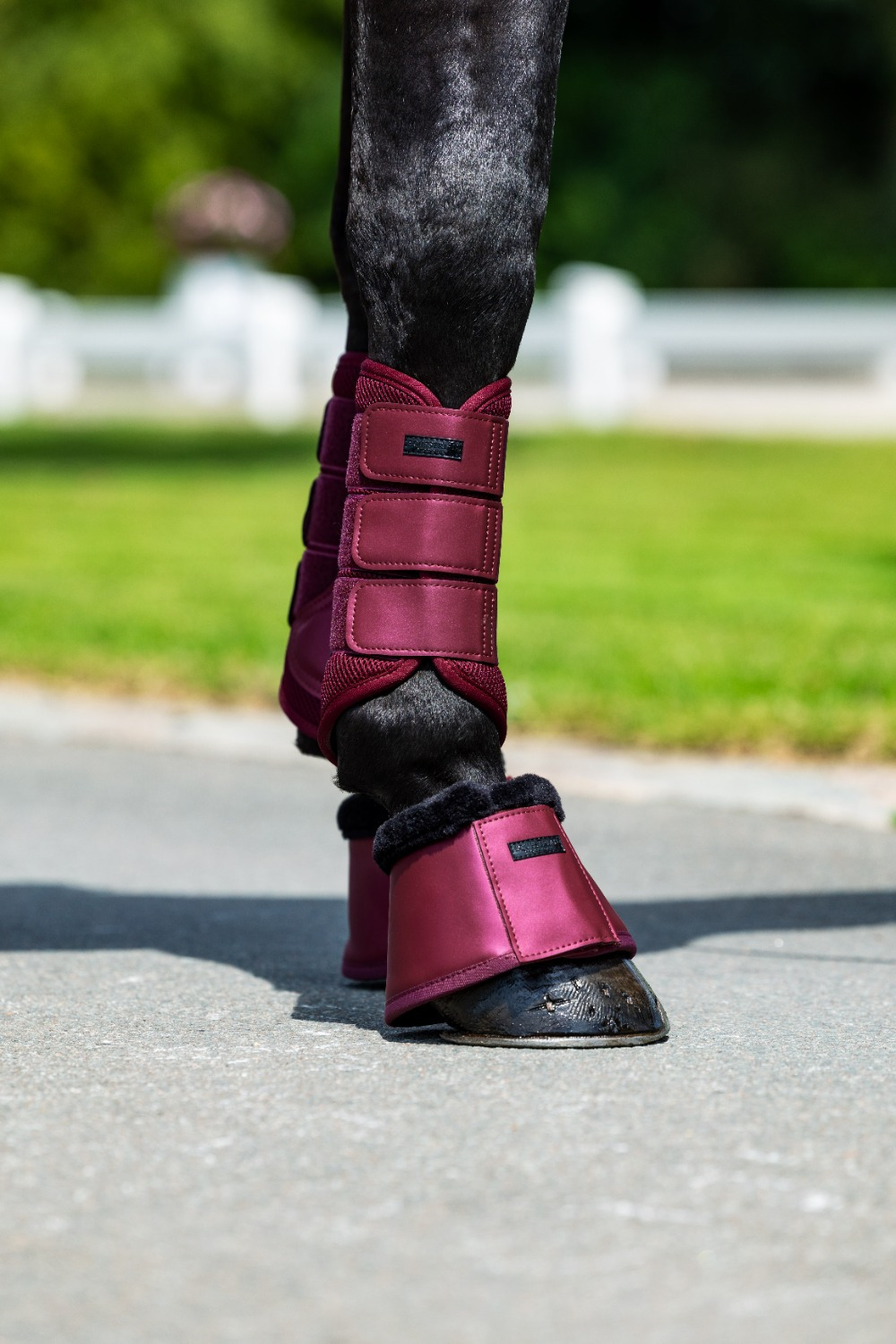 Equestrian Stockholm Merlot Bell Boots