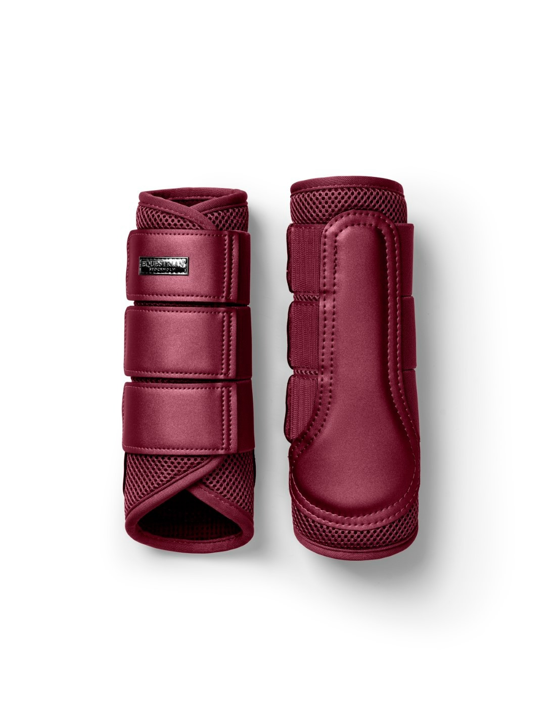 Equestrian Stockholm Merlot Mesh Brushing Boots