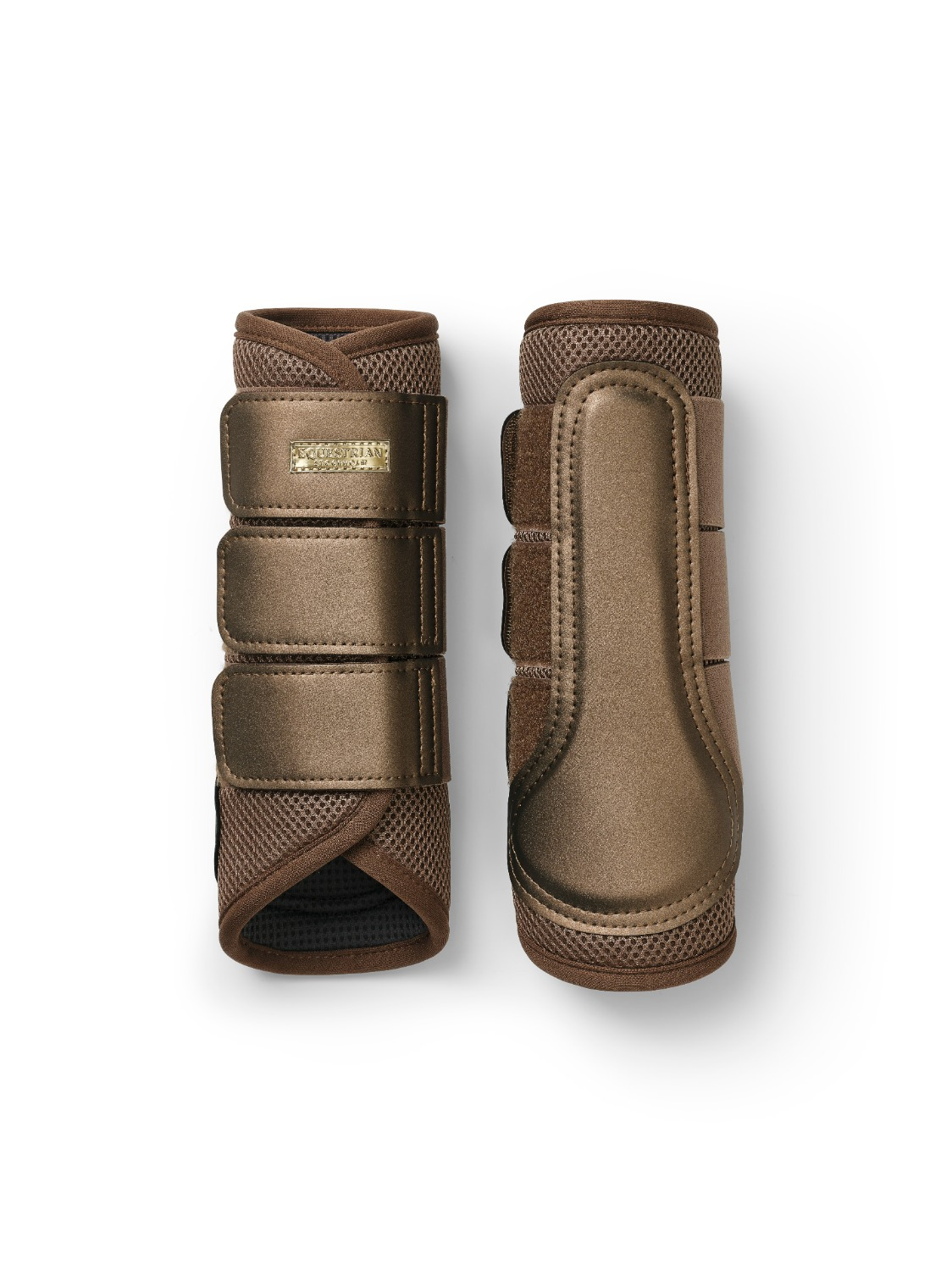 Equestrian Stockholm Champagne Classic Mesh Brushing Boots