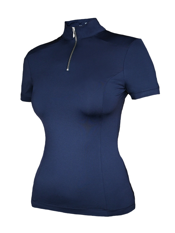 Equestrian Stockholm Midnight Blue UV Protection Short Sleeve Top