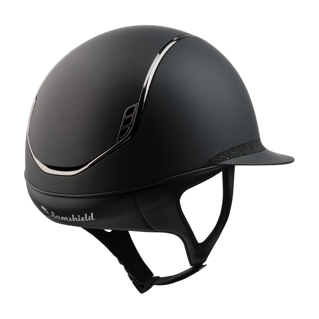 Samshield 2.0 Miss Shield Black Crystal Fabric Frontal Band Blason