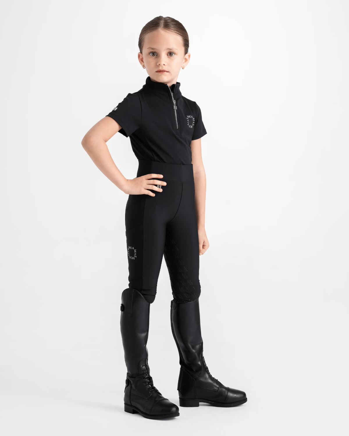 Moá Mae Kinder Reitleggings mit Vollbesatz