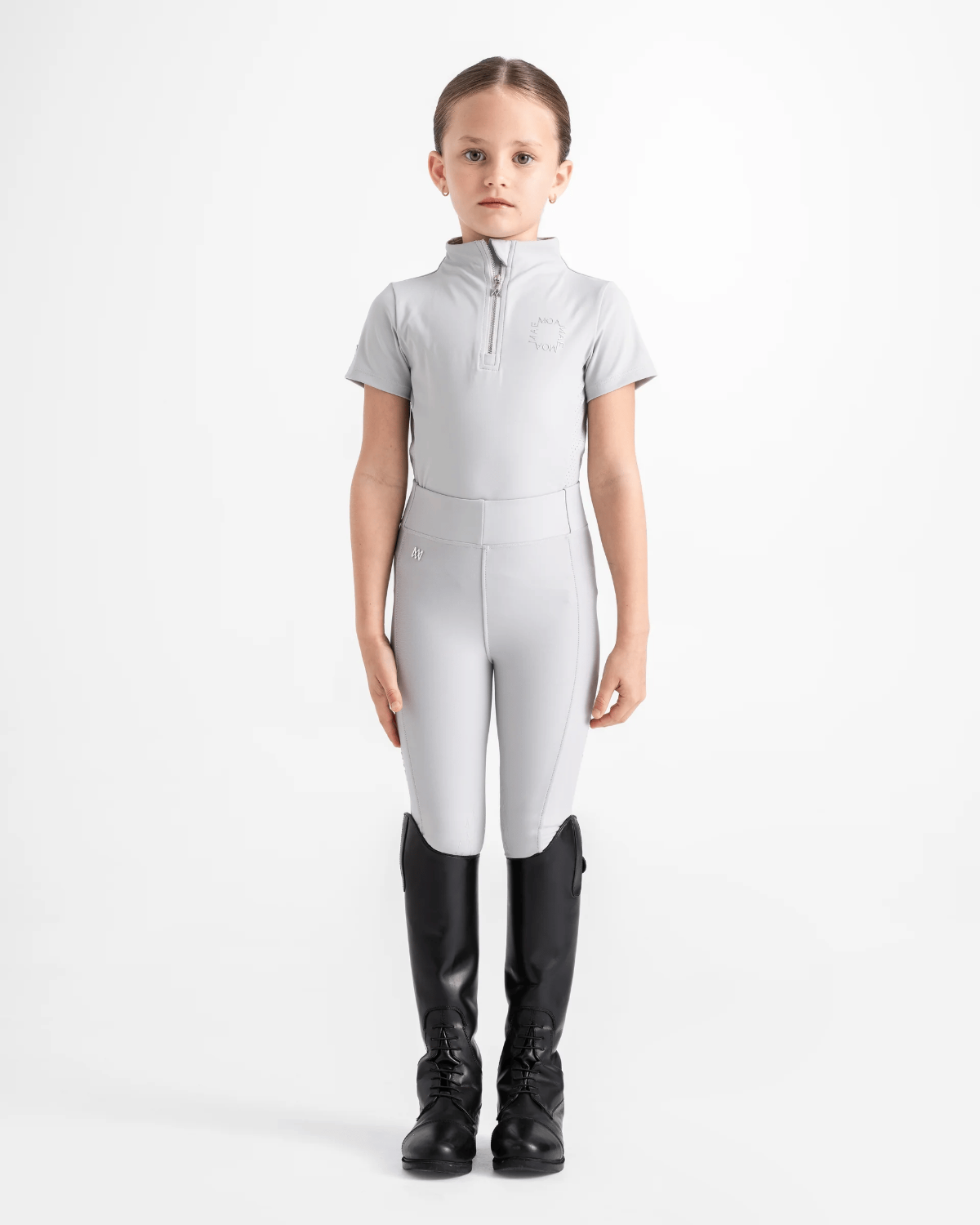 Moá Mae Kinder Reitleggings mit Kniebesatz