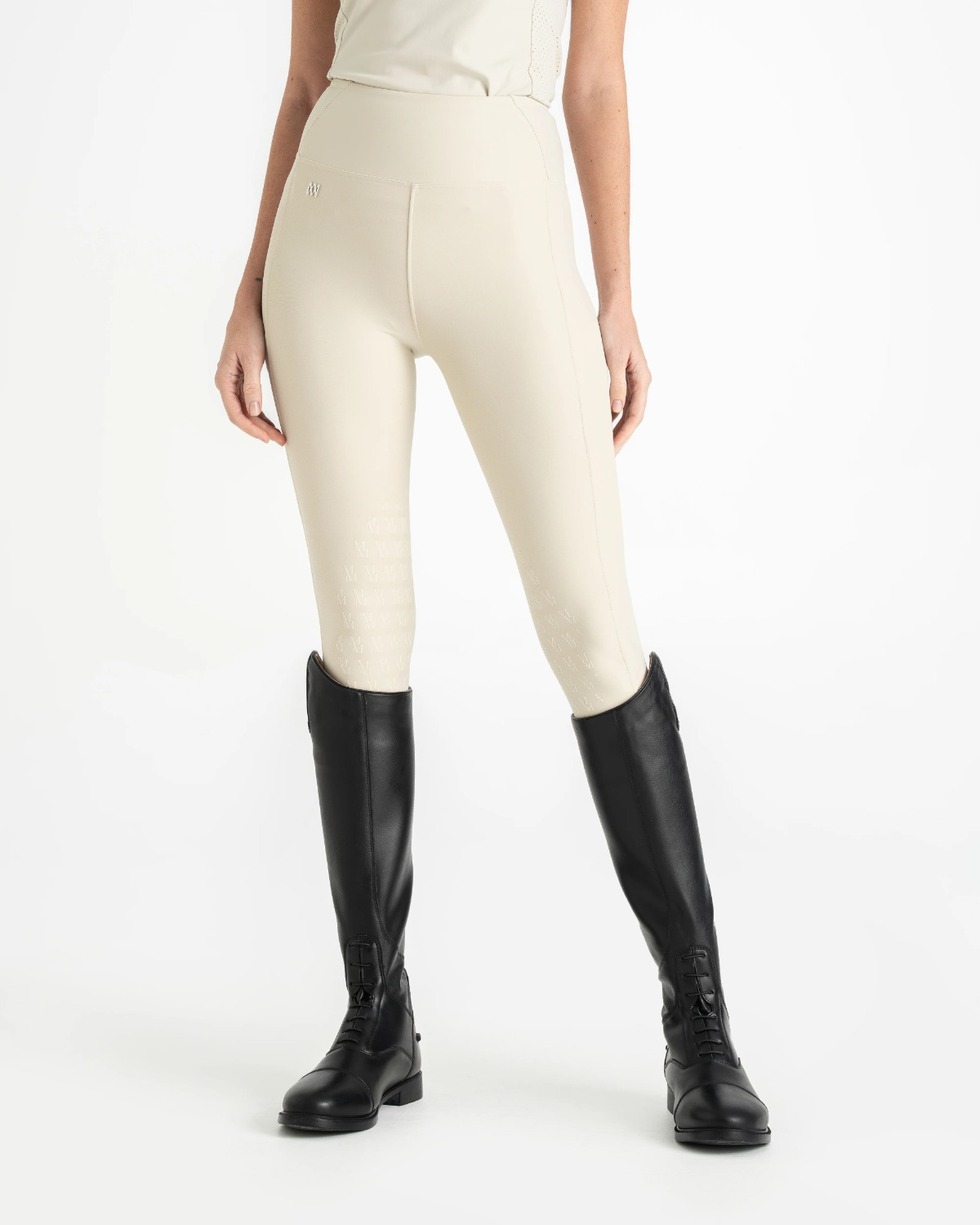 Moá Mae Damen Reitleggings mit Kniebesatz