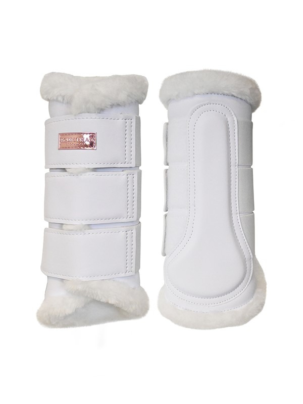 Equestrian Stockholm White Moonless Night Brushing Boots