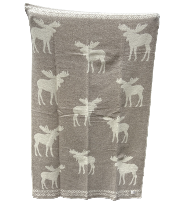 Belpo Wollen Deken Moose