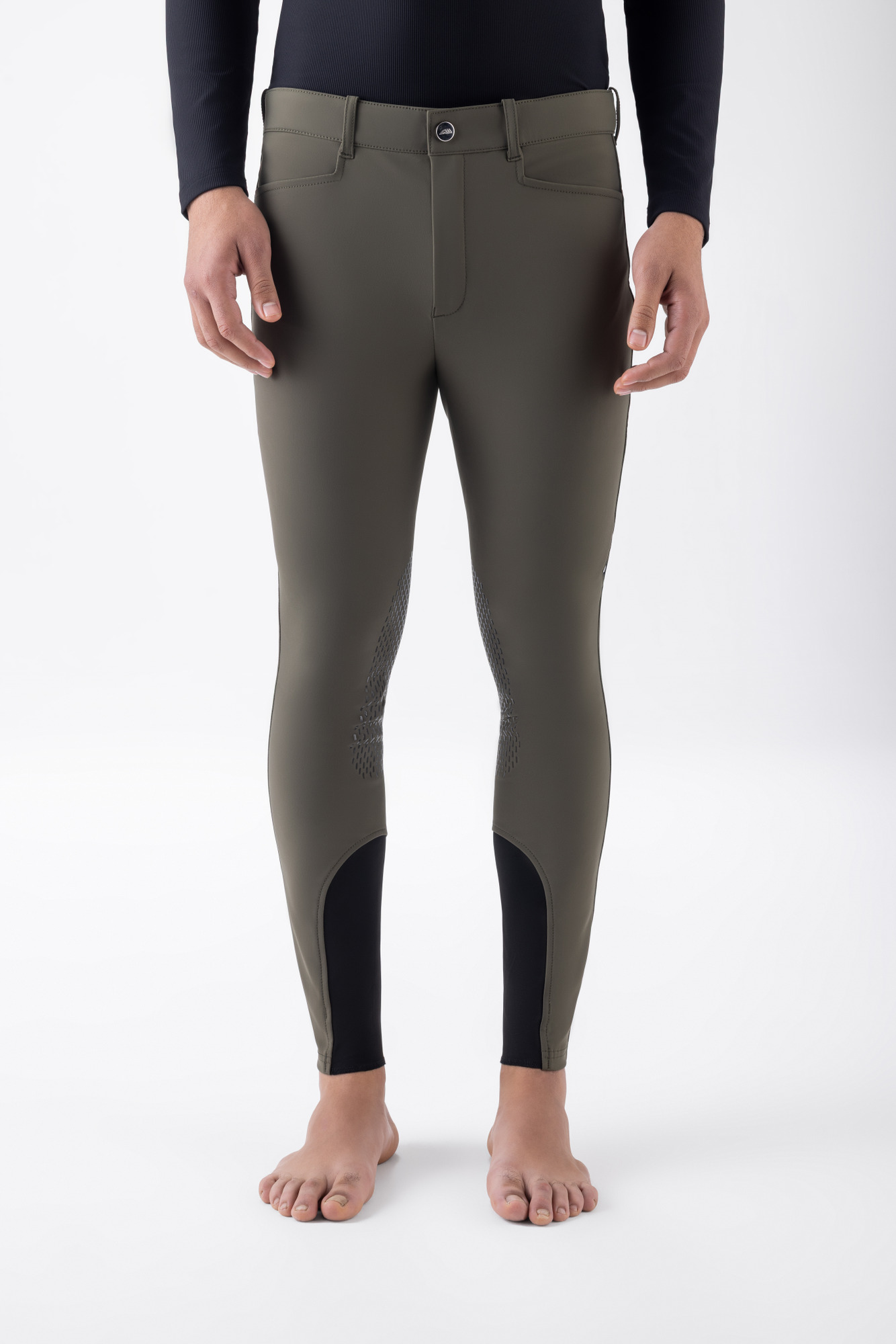 Equiline FW26 Heren Rijbroek Knie Grip Eqgraftonb